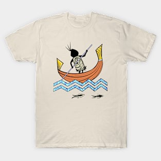 Boat Riding on Calm Waters T-Shirt